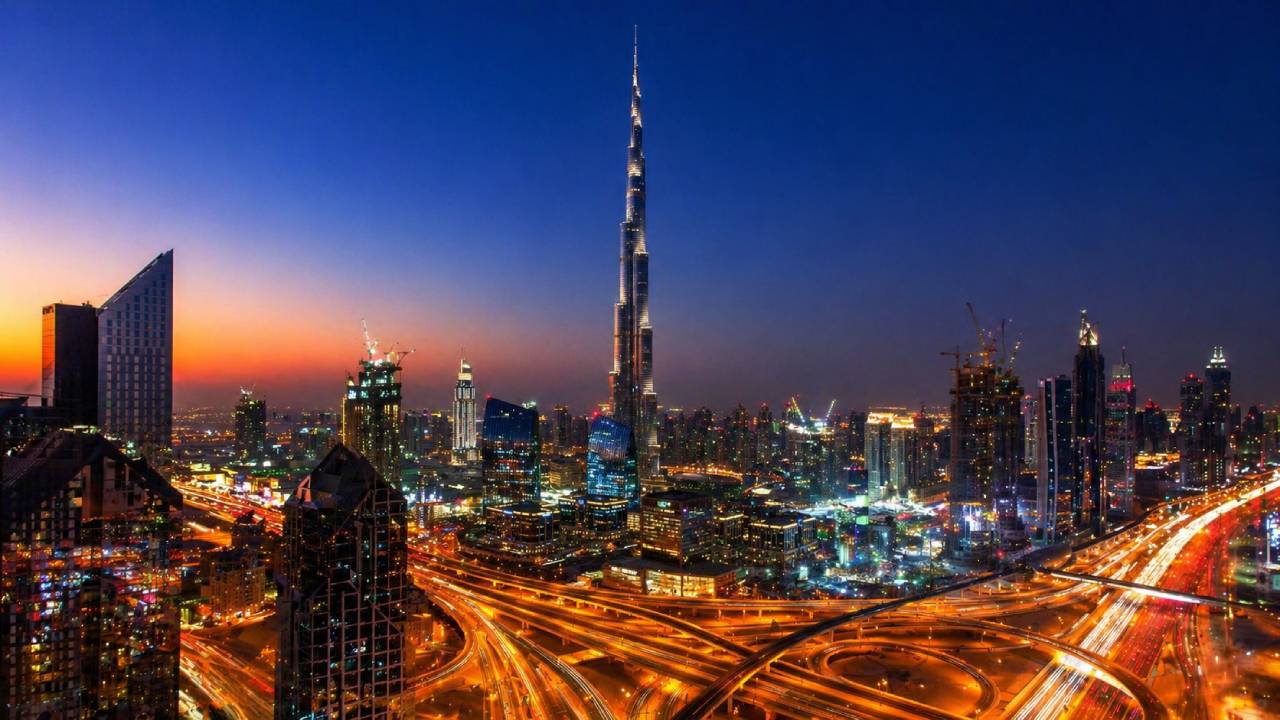 The charm of the Burj Khalifa, the world's tallest building, is always crowded with tourists.