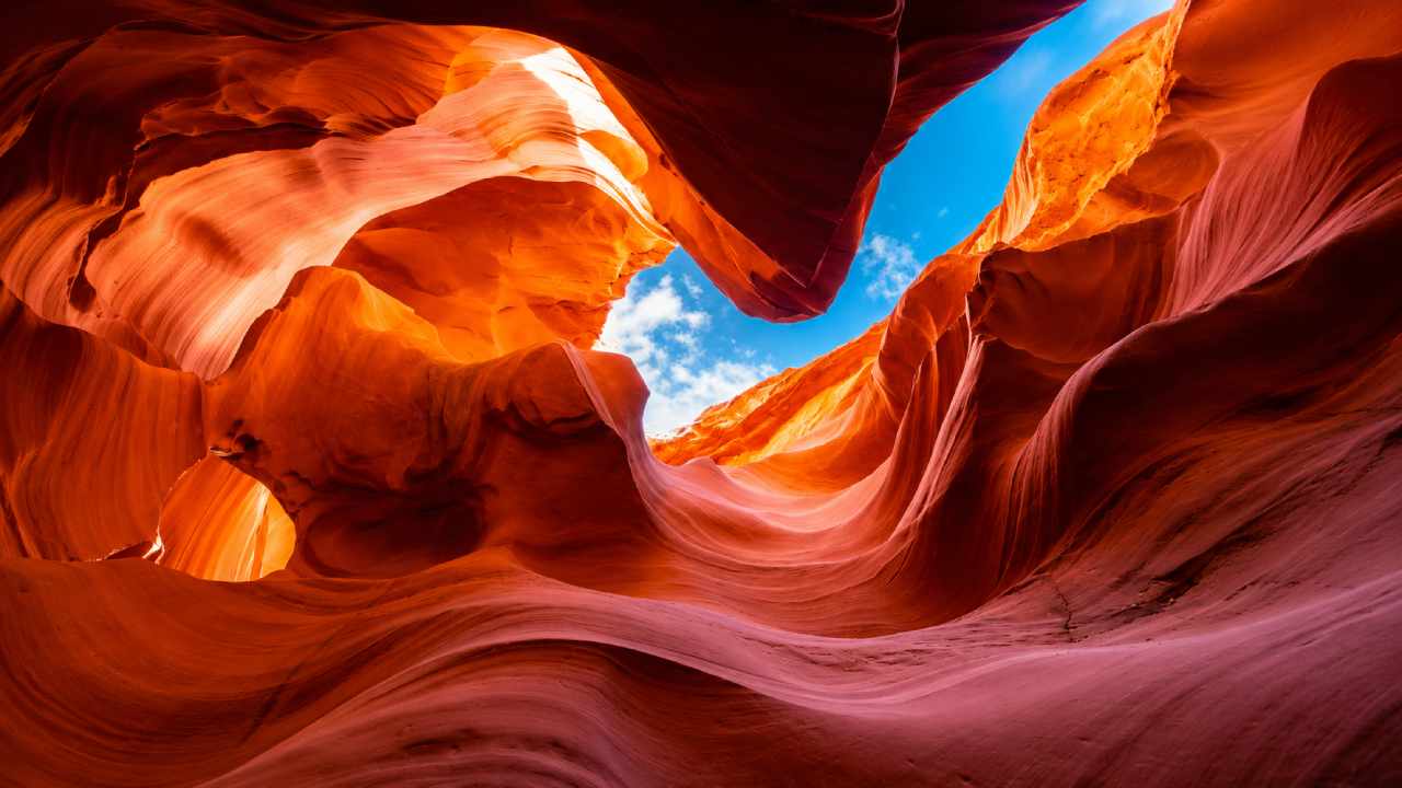 Antelope Canyon is the most photogenic natural tourist destination in the United States