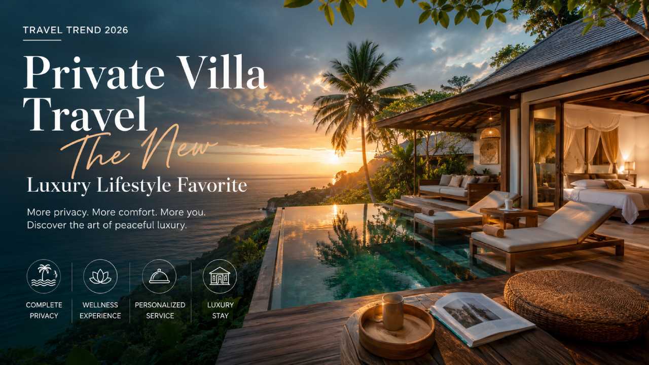 Private Villa Travel Trend Becomes a Luxury Lifestyle Favorite