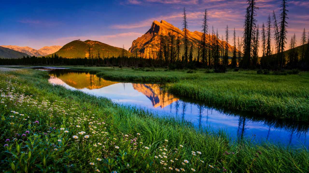 Travelers' experiences in Banff National Park are said to be like entering a fantasy world.