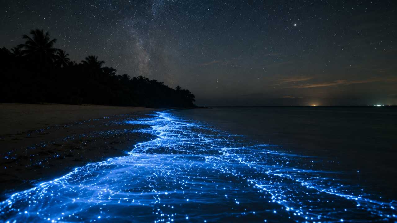 Vaadhoo Island The Magical Beach Where the Ocean Glows Like Stars